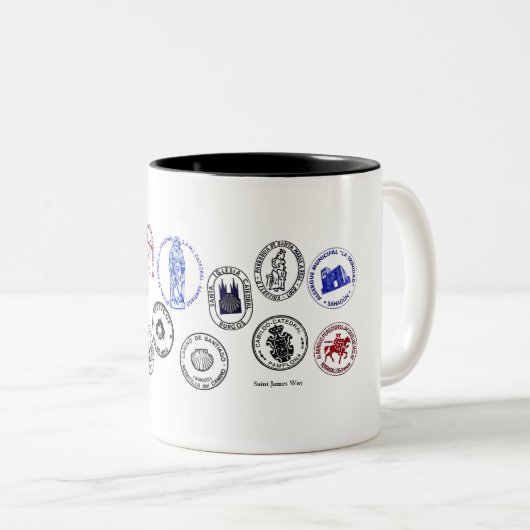 Mug Deux Tons Saint James Way (Devant droit)