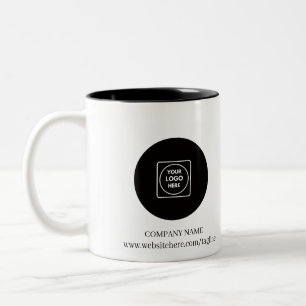 Mug Deux Tons Site Web Logo Entreprise Personnalis