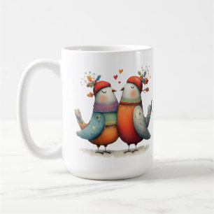 Mug Deux tourterelles fantaisistes 12 Jours de Noël 15
