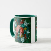 Mug Deux tourterelles Noël (Devant gauche)