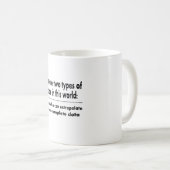 Mug Deux types de personnes - peuvent extrapoler incom (Devant droit)