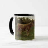 Mug Deux vaches debout dans une ferme (Rosa Bonheur) (Devant gauche)