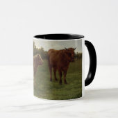 Mug Deux vaches debout dans une ferme (Rosa Bonheur) (Devant droit)