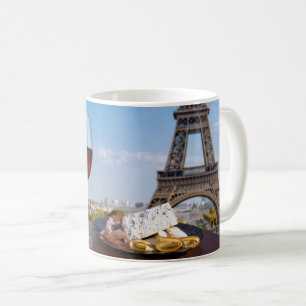 Mug Deux verres de vin en café à Paris