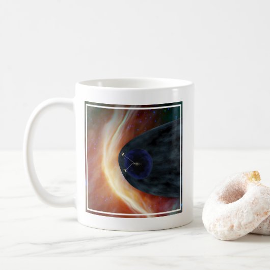Mug Deux Voyageurs Spacecraft Explorer L'Espace Turbul (Avec donut)