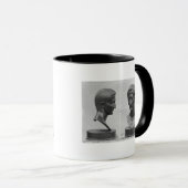 Mug Deux vues d'un buste d'empereur Augustus (Devant droit)