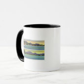 Mug Deux vues sur le lac Flower (Devant gauche)