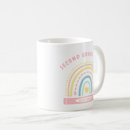 Mug Deuxième 2e année Équipe Enseignant De L'Équipe Re (Devant droit)