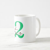 Mug Deuxième anniversaire (Devant droit)