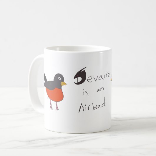 Mug Dev est une boue à tête d'air (Devant gauche)