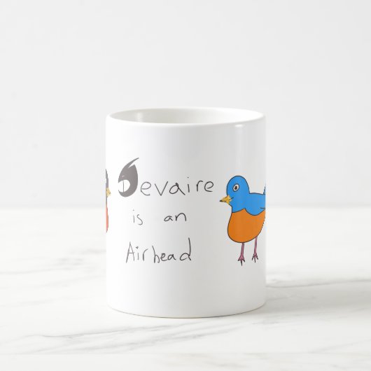 Mug Dev est une boue à tête d'air (Centre)