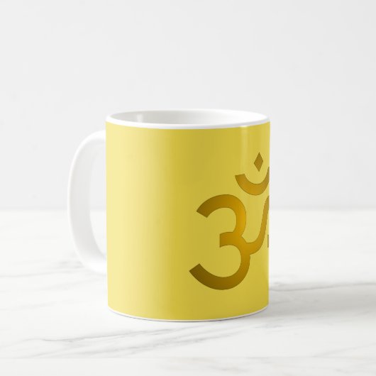 Mug Devanagari om - Canaries (Devant gauche)