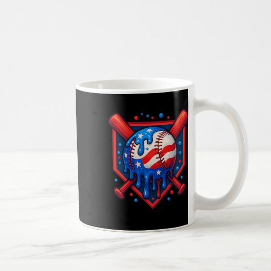 Mug (Devant Et Arrière) Crème De Glace À Dérive De Bas (Droite)