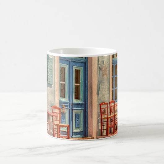 Mug Devant le café grec (Centre)