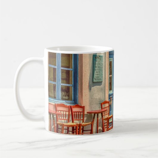 Mug Devant le café grec (Gauche)