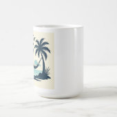 Mug d'évasion tropicale se détendre au Paradis cha (Centre)