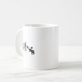 Mug Développé couché Bodybuilding Évolution drôle Forc (Devant gauche)