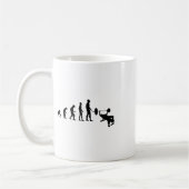 Mug Développé couché Bodybuilding Évolution drôle Forc (Gauche)