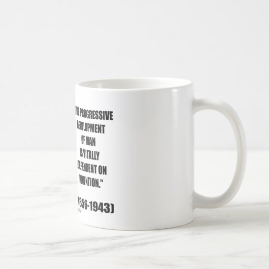 Mug Développement progressif de Nikola Tesla de (Droite)