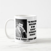 Mug Développement progressif de Nikola Tesla de (Gauche)