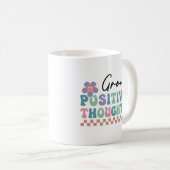 Mug Développer des pensées positives (Devant droit)
