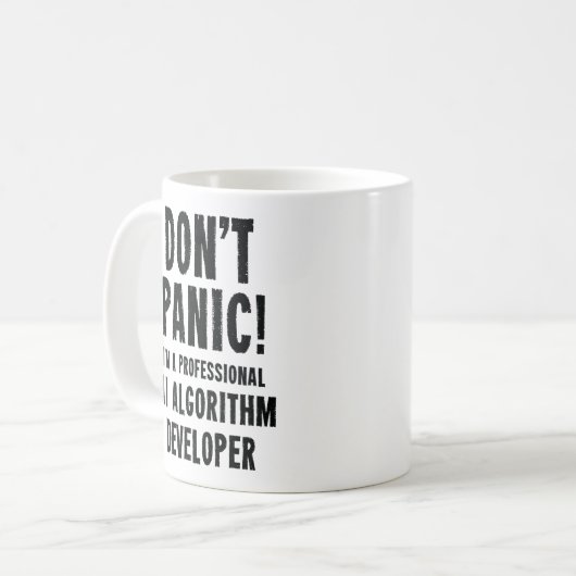 Mug Développeur d'algorithme IA (Devant gauche)