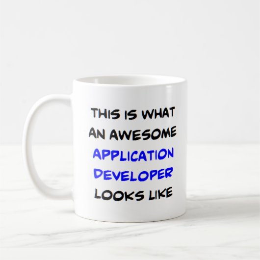 Mug développeur d'applications, génial (Gauche)