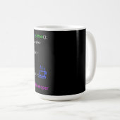 Mug Développeur de logiciel PC Café Codage de boisson (Devant droit)