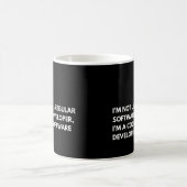 Mug Développeur de logiciels Citation drôle de program (Centre)