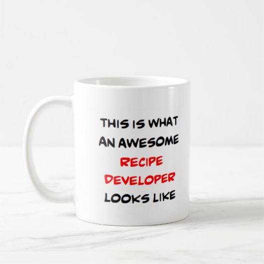 Mug développeur de recettes, génial (Gauche)