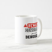 Mug Développeur optimisé par le débogage | Programmati (Devant droit)