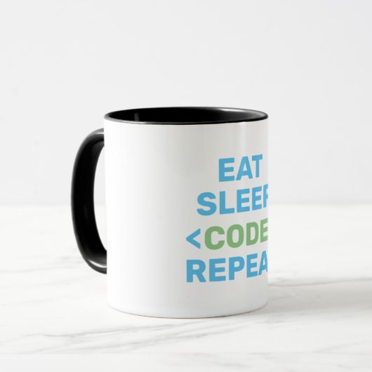 MUG DÉVELOPPEUR |PROGRAMMATEUR | CODE (Devant gauche)
