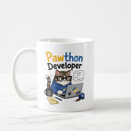 Mug Développeur Python (Gauche)