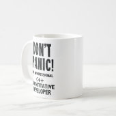 Mug Développeur quantitatif C++ (Devant gauche)