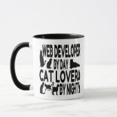 Mug Développeur Web Amoureux des chats (Gauche)