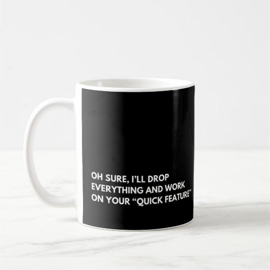 Mug Développeurs de logiciels et programmeurs travail (Gauche)
