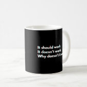 Mug Développeurs et programmeurs drôle de dicton de tr (Devant droit)