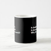Mug Développeurs et programmeurs drôle de dicton de tr (Centre)