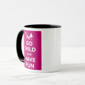 Mug Devenez comme fou (Devant gauche)
