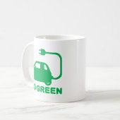 Mug Devenez écolo ~ Conduite de voitures électriques (Devant gauche)