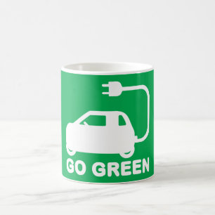 Mug Devenez écolo ~ Conduite de voitures électriques