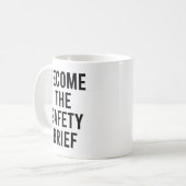 Mug Devenez le résumé de sécurité drôle et sarcastique (Devant gauche)