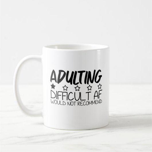 Mug Devenir Adulte Difficile AF (Gauche)