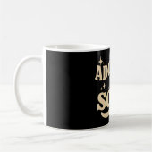 Mug Devenir adulte est une arnaque (Gauche)
