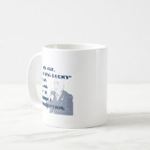 Mug Devenir chanceux à mon âge (Devant gauche)