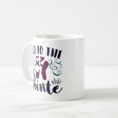 Mug Devenir danseuse de ballet à pointes Ballerine (Devant gauche)