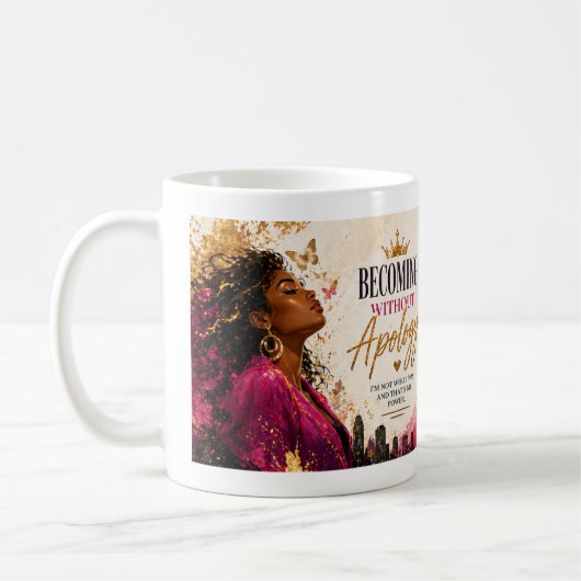 Mug Devenir sans excuses (Gauche)