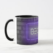 Mug DEVENIR UN SIGNE Néon Violet (Gauche)