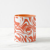 Mug Déversement - Orange et blanc (Centre)
