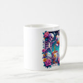 Mug Déverser La Carte Tarot Skeleton Tea (Devant droit)